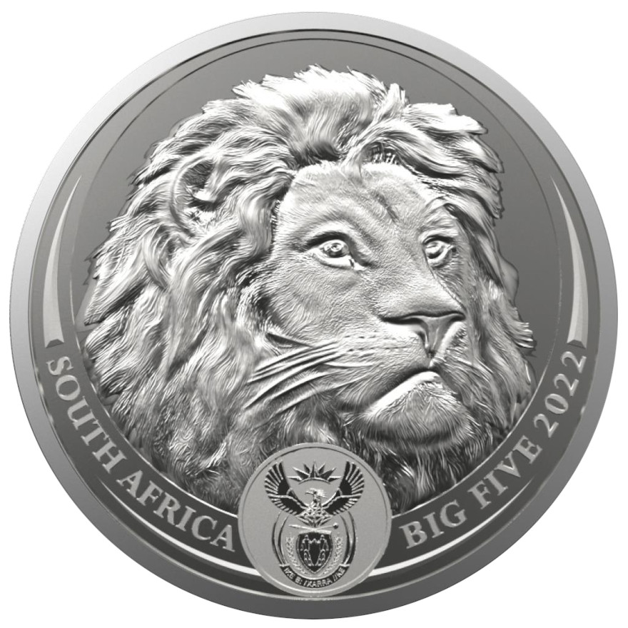 Numismatik 2022 Big Five II Lion 1 Oz silver VS Numismatik 2022 Big Five II Lion 1 Oz silver VS