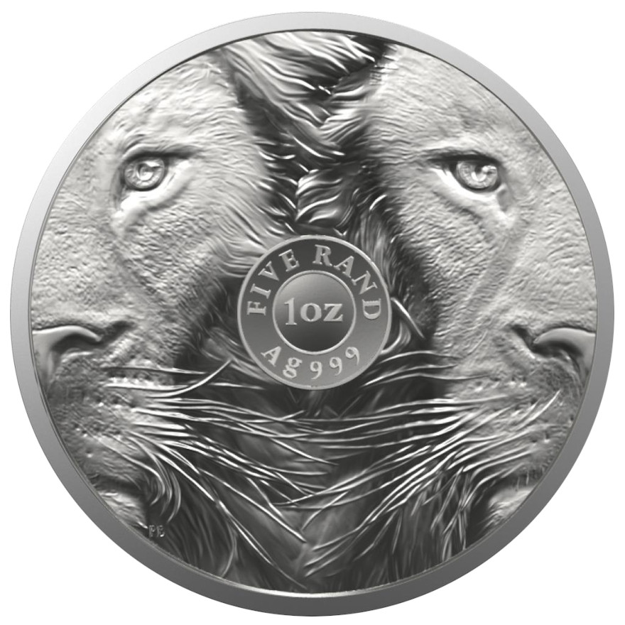 Numismatik 2022 Big Five II Lion 1 Oz zilver RS Numismatik 2022 Big Five II Lion 1 Oz zilver RS