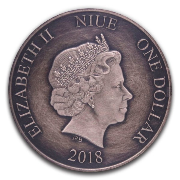 toucan reverse 2018 1oz antique finish silver coin niue toucan reverse 2018 1oz antique finish silver coin niue